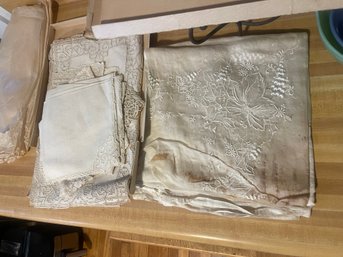 Antique Linen Lot