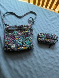 #35 Vera Bradley Disney Triple Hipster W/ Wallet