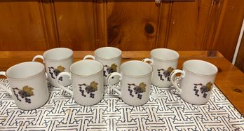 Royal Worcester Mugs 7 Piece Lot - B10