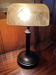 Heavy Glass Shade Piano / Desk Lamp - B27