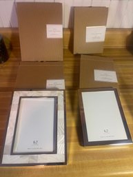 4 New Pottery Barn Frames Mother Of Pearl And Silver