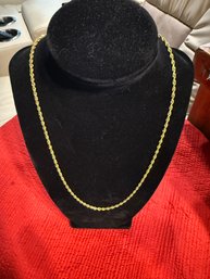 #130 14kt Gold 18'  Necklace