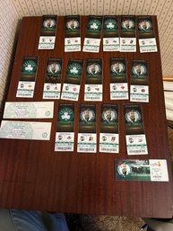19 Celtics Season Tickets - Season 2012 One 2010 - D22