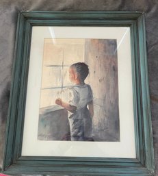 Watercolor Of  Child