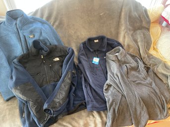 4 Fleece Jackets Size Large