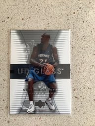 2004 Upper Deck UD Glass Kevin Garnett #33 In Plastic Sleeve- 54