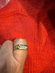 #127 14kt Men's Diamond Ring