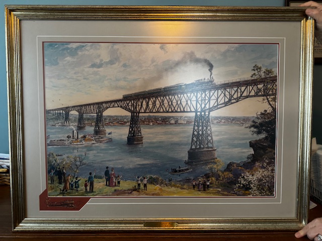 RARE~ John F Gould Limited Edition With REMARK " Poughkeepsie Railroad