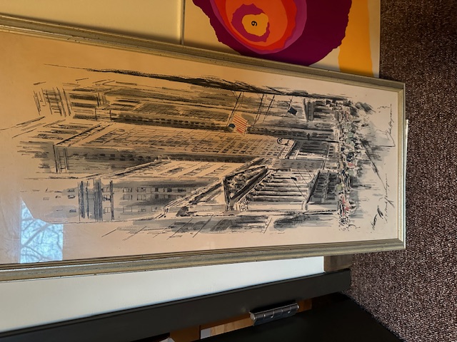 John Hayman New York Stock Exchange Vintage Large Print! #16602