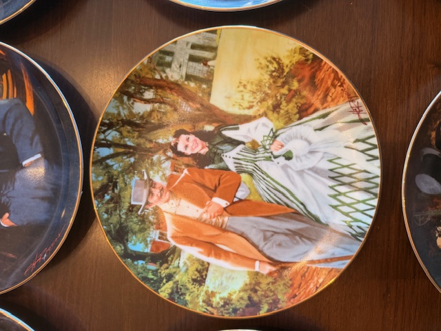 Set Of 12 Plates Gone With The Wind W I George Plates #21866