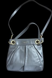 Coach Grey Leather Handbag