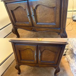 Two Solid Bassett End Tables, Very Fine Condition