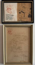 Original Dennis The Menace Illustration And Personal Business Card Hank Ketcham