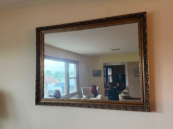 Gilt Regency Carved Framed Mirror 36 X 48 Approx