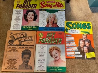 Collection Of Hit Parade  Song Hits Etc, Magazines
