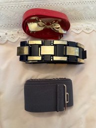 Three Vintage Stretch Belts,