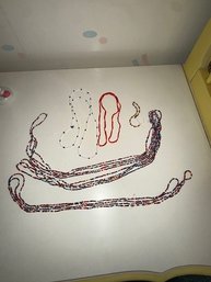 1970's Beaded Necklaces And Bracelets