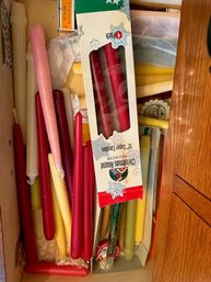 Group Of Various Taper Candles