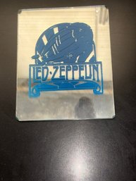 Vintage 5 X 5 Led Zeppelin Mirror