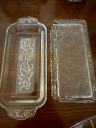 Princess Two Piece Crystal Butter Dish By Fantasia