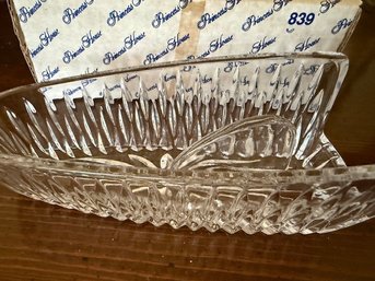 Lead Crystal Knife Holder Made In Germany