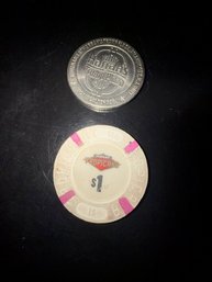 Casino Money! Harrah's At Trump Plaza And Atlantic City Tropicana Chip