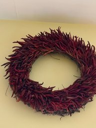 Large Red Pepper Wreath Approx 18'