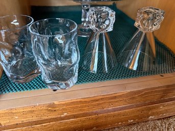 Rocks And Martini Glasses