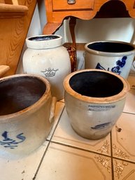 Group Of Antique Salt Ware  (5 )