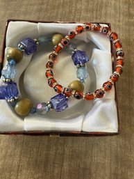 Evil Eye And Beaded Bracelet