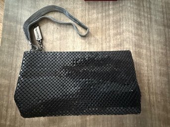 Davis And Whiting Wrist Purse Black Metal Mesh