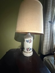 Porcelain Floral Lamp