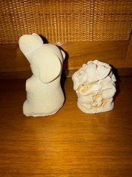 Elephant Box And Figurine