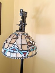 Floor Lamp With Tiffany Style Shade, Needs Lamp Shade Tightening