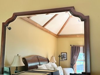 Walnut Frame/ Bureau Mirror Approx 52'' Long