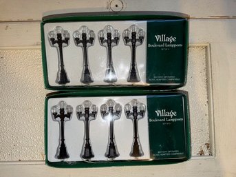 2 Sets Of Village Boulevard Lampposts 4 In Each Package