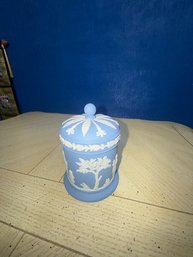 Wedgwood Covered Tobacco Jar Excellent Jasperware