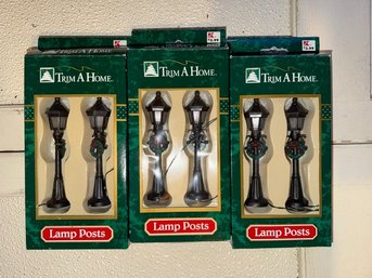 Trim A Home Lamp Posts Battery Operated