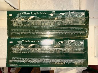 Village Acrylic Icicles 2 Boxes Dept 56