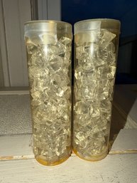 2 Containers Dept 56 Village Accessories Clear Ice