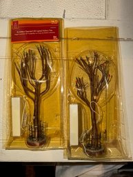 2 Illuminated Bare Trees Battery Operated LED