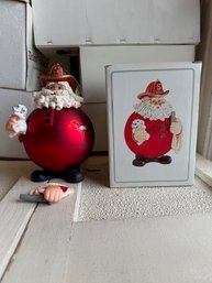 Dept 56 Fireman Christmas Ornament, Need A Little TLC, Just A Bit Of Glue