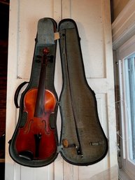 John Juzek Violinmaker Of Prague With Case And Bow Circa 1920's - 1930'3