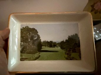 HEADLESS HORSEMAN, JOHN UNIACKE PORCELAIN TRAY, 1981