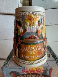 Budweiser Octoberfest Beer Stein 1996