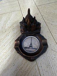 Vintage Eiffel Tower Brass Ashtray