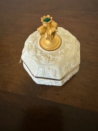 Lenox May Birthday Stone Covered Porcelain Box