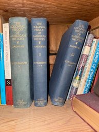 Three Volumes The Colonial Period Of American History, Settlements Yale University Press 1934