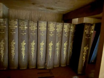 Set Of Ten Volumes The Complete Works Of James Whitcomb Riley 1916