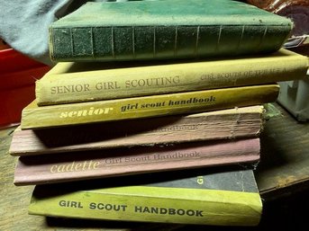 Collection Of Six Girls Scout And Cadette Handbooks